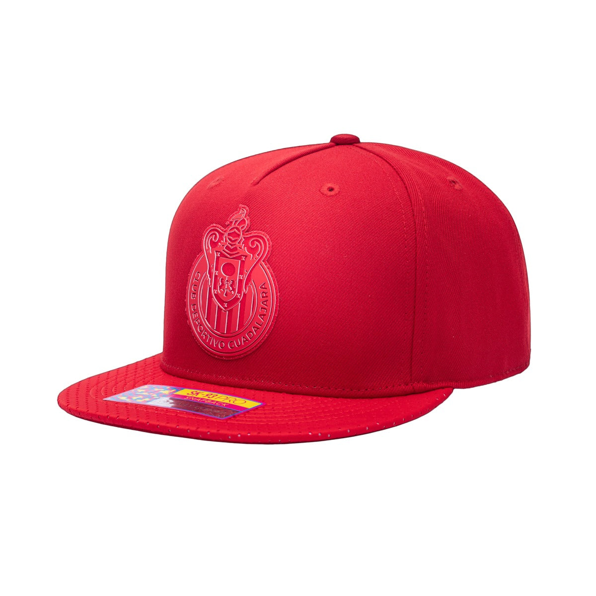 FI Collection Chivas Elite Snapback Hat - Red (Diagonal 1)
