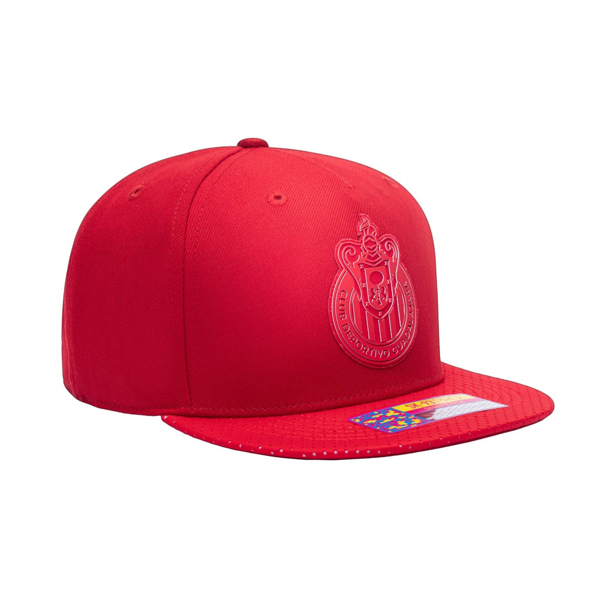 FI Collection Chivas Elite Snapback Hat - Red (Diagonal 2)