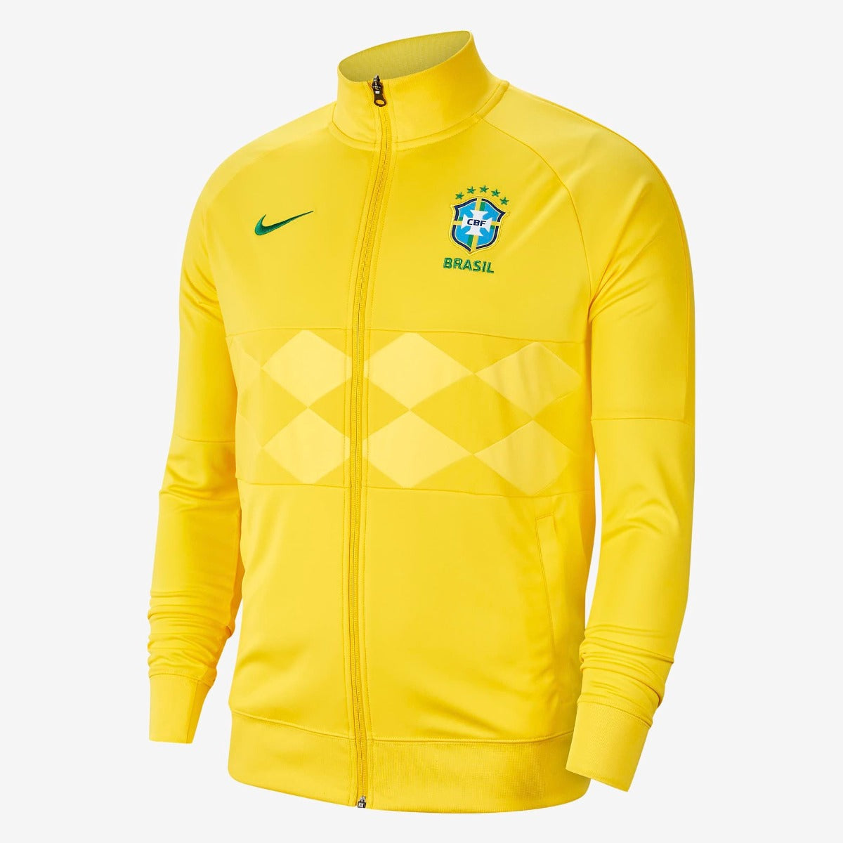 Nike 2020-21 Brasil I96 Anthem Track Jacket - Yellow