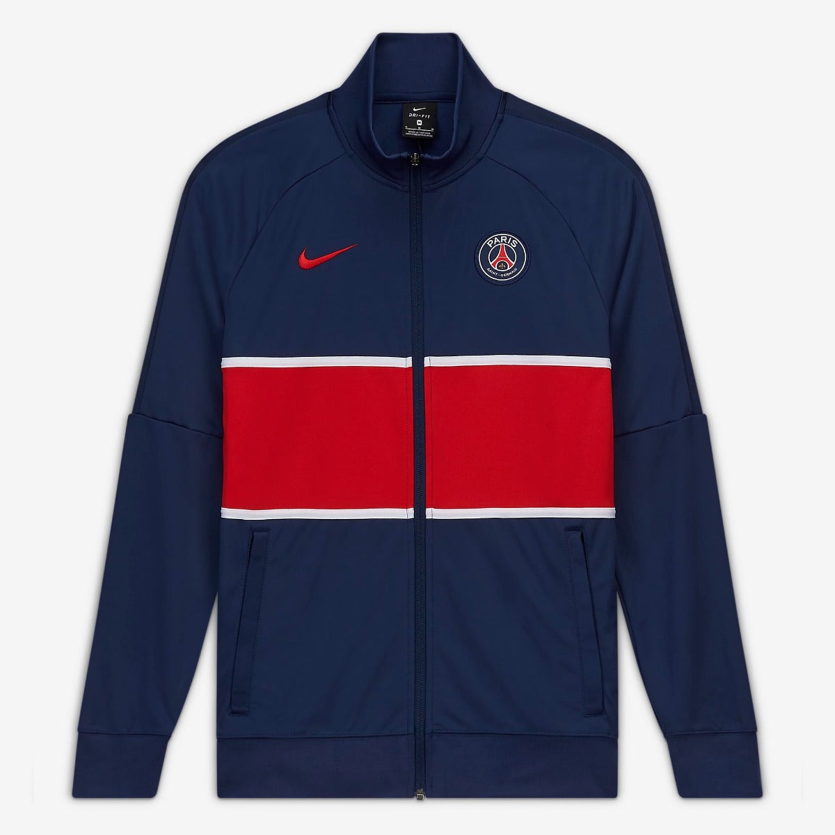 Nike 2020-21 PSG I96 Anthem Track Jacket - Navy-Red