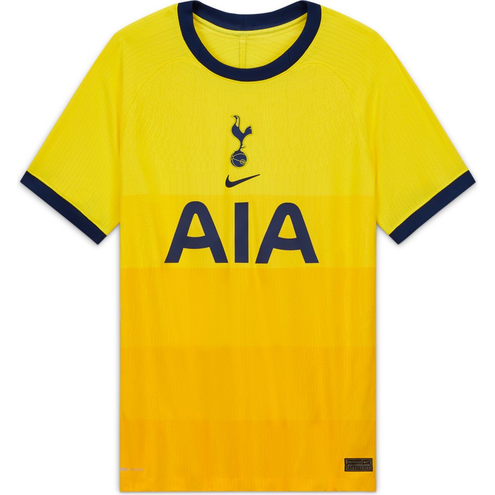 Nike 2020-21 Tottenham  Vapor Match Authentic Third Jersey - Yellow-Orange