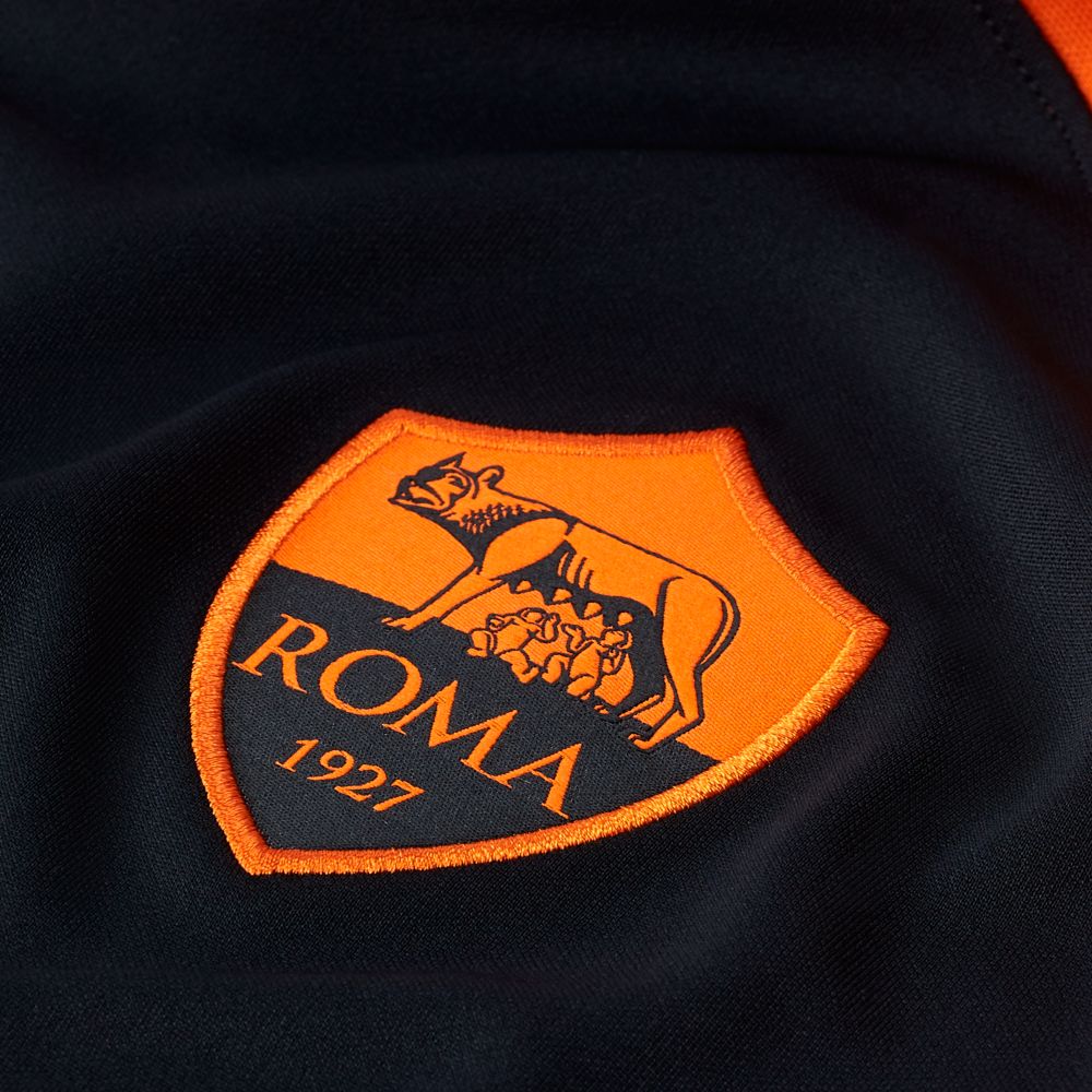 Nike 2020-21 Roma Third Jersey - Black-Orange