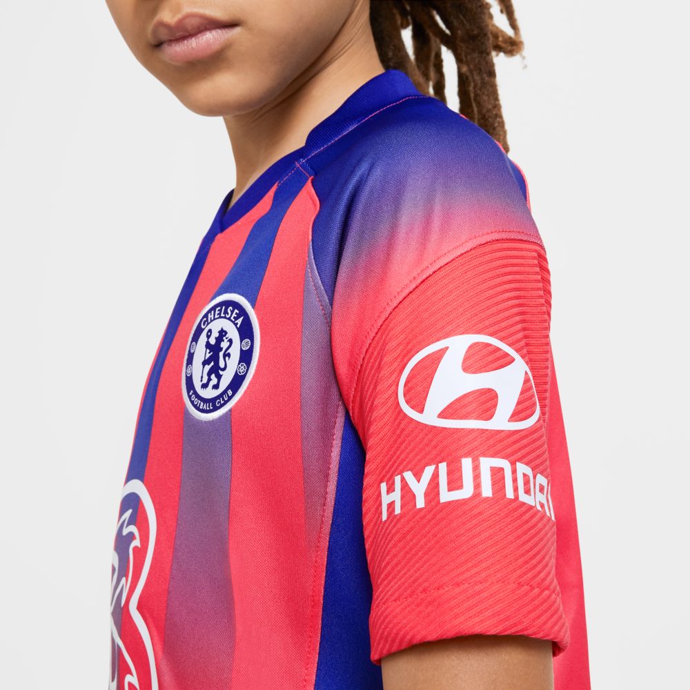 Nike 2020-21 Chelsea Youth Third Jersey - Ember Glow-Purple