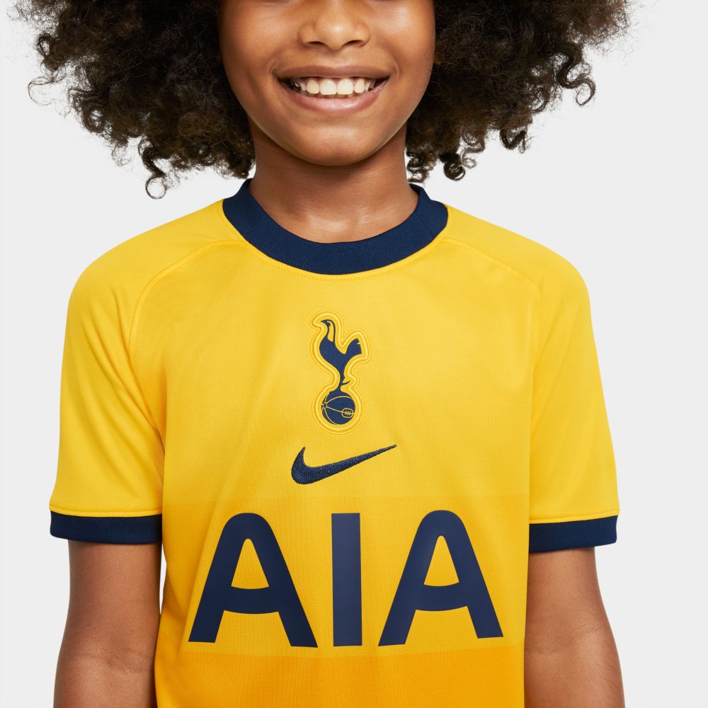 Nike 2020-21 Tottenham Youth Third Jersey - Yellow-Orange