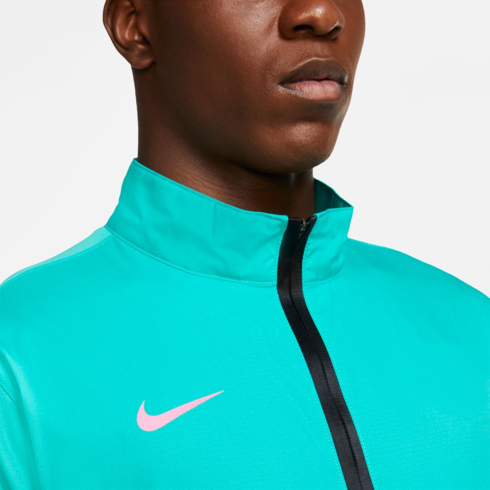 Nike 2020-21 Barcelona Half-Zip Track Jacket - Teal