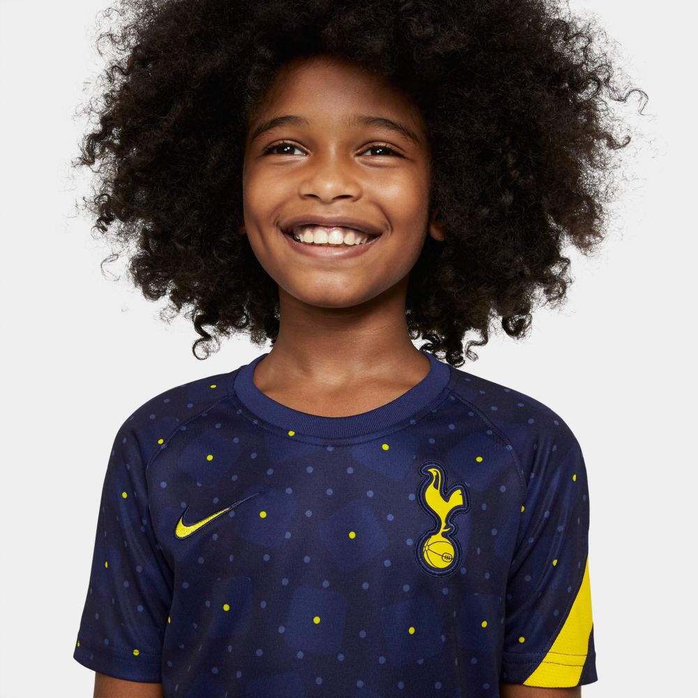 Nike 2020-21 Tottenham Youth Pre-Match Jersey - Navy-Yellow