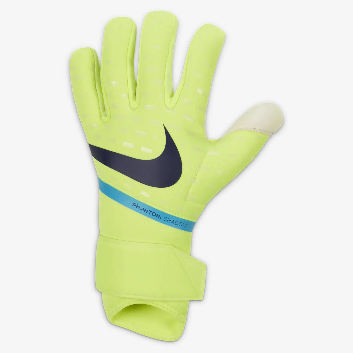 Nike Phantom Shadow Goalkeeper Gloves - Volt-Black-Blue (Single - Outer)