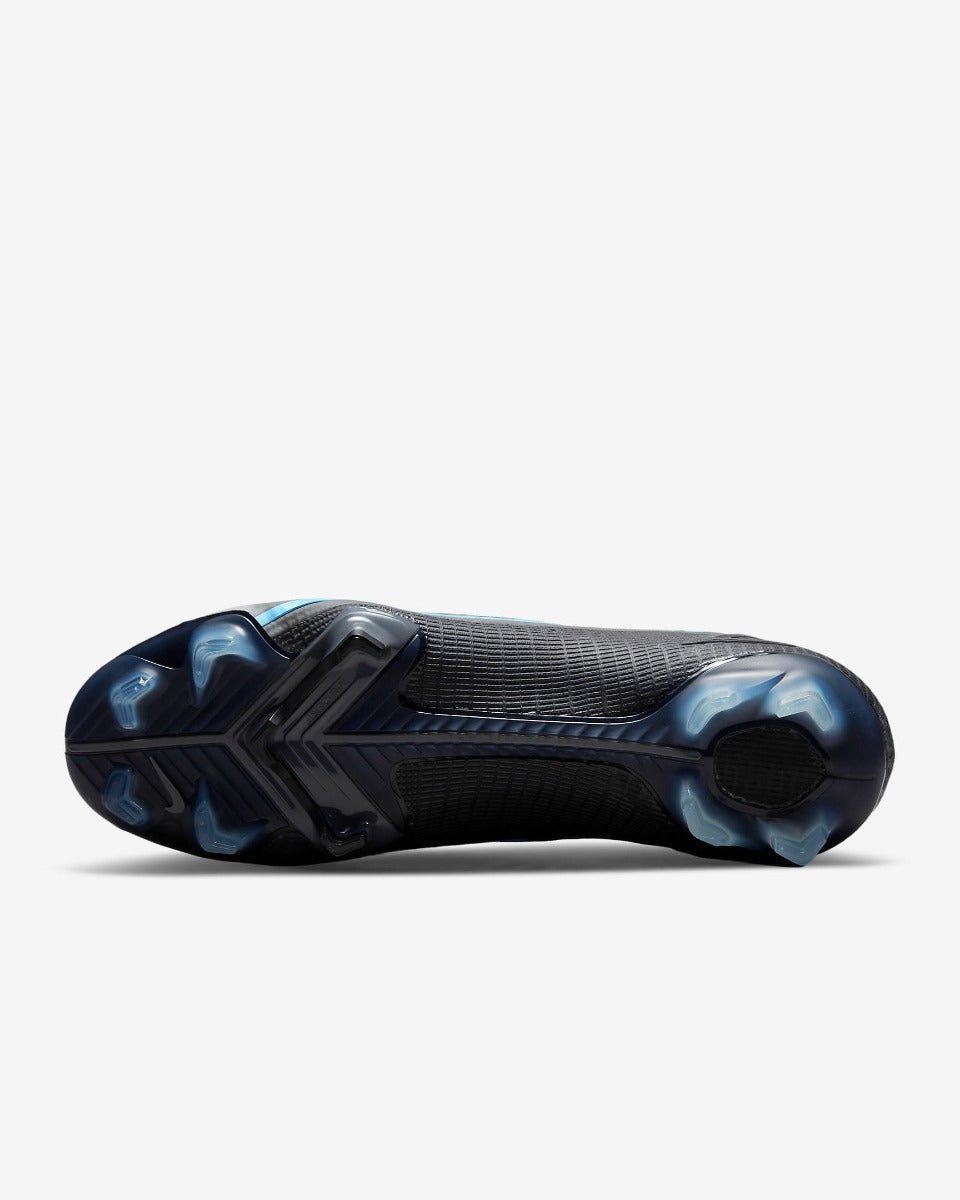 Nike Vapor 14 Elite FG - Black-Blue (Bottom)