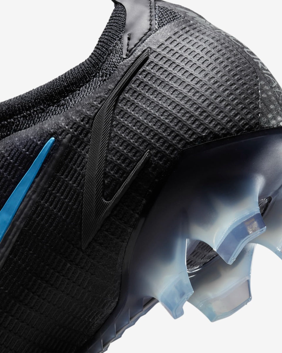 Nike Vapor 14 Elite FG - Black-Blue (Detail 3)