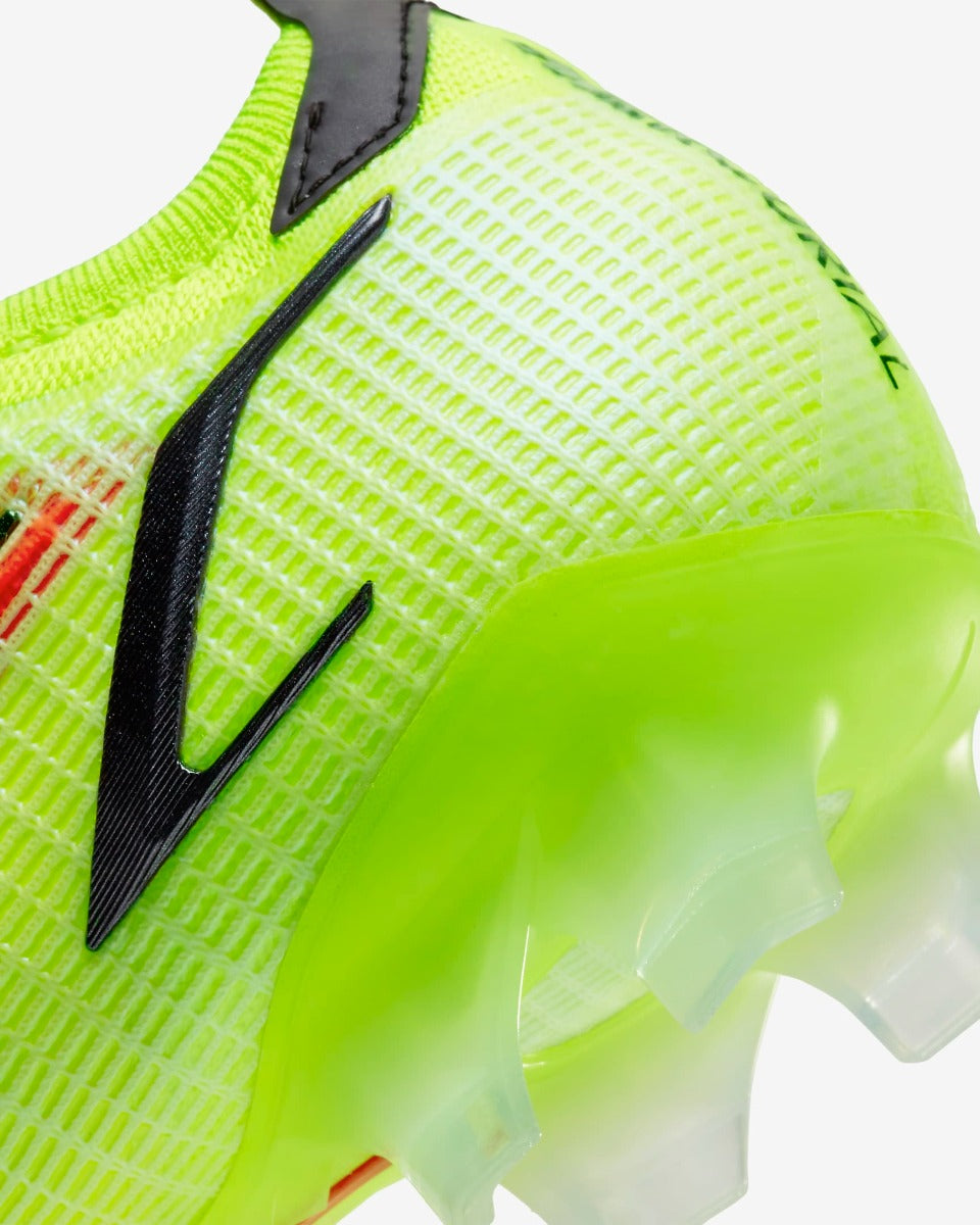 Nike Vapor 14 Elite FG - Volt-Bright Crimson (Detail 3)