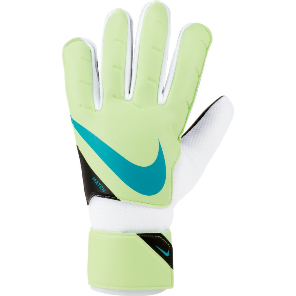 Nike Match Goalkeeper Gloves - Lime Glow-Aquamarine (Front)