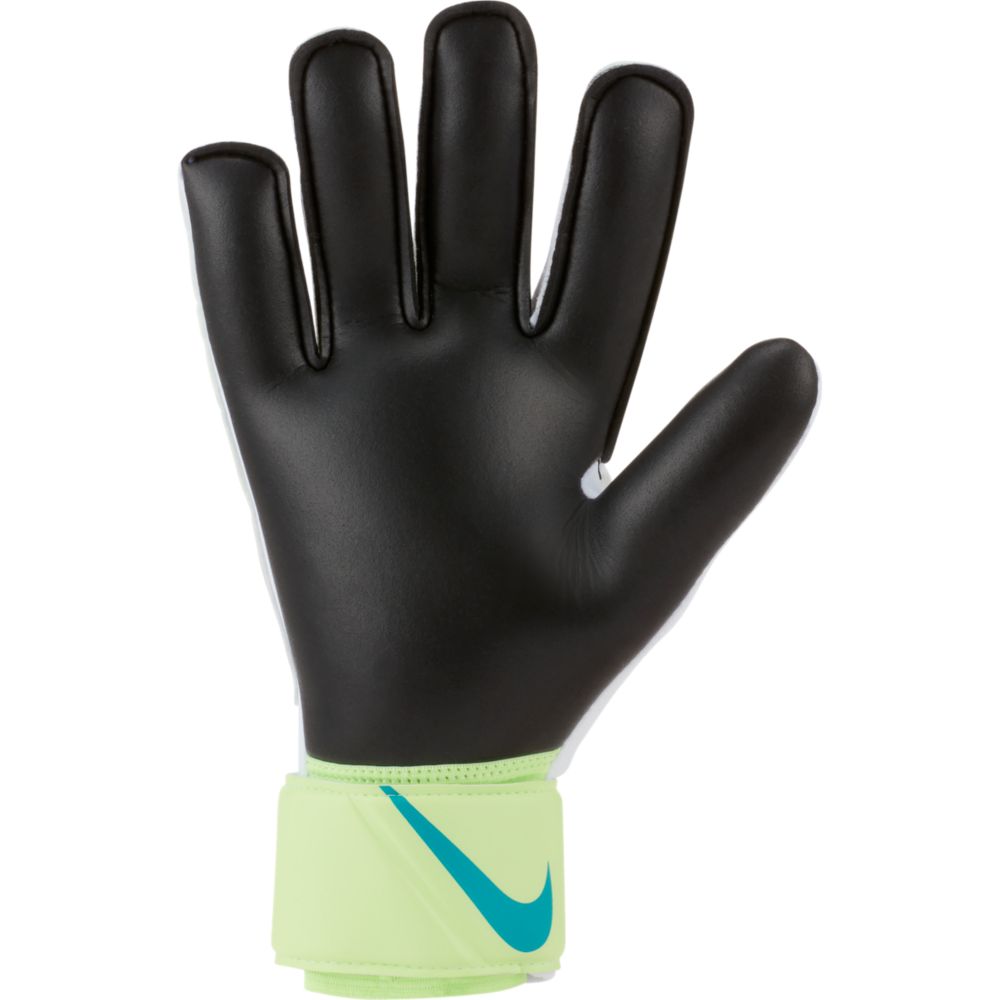 Nike Match Goalkeeper Gloves - Lime Glow-Aquamarine (Back)