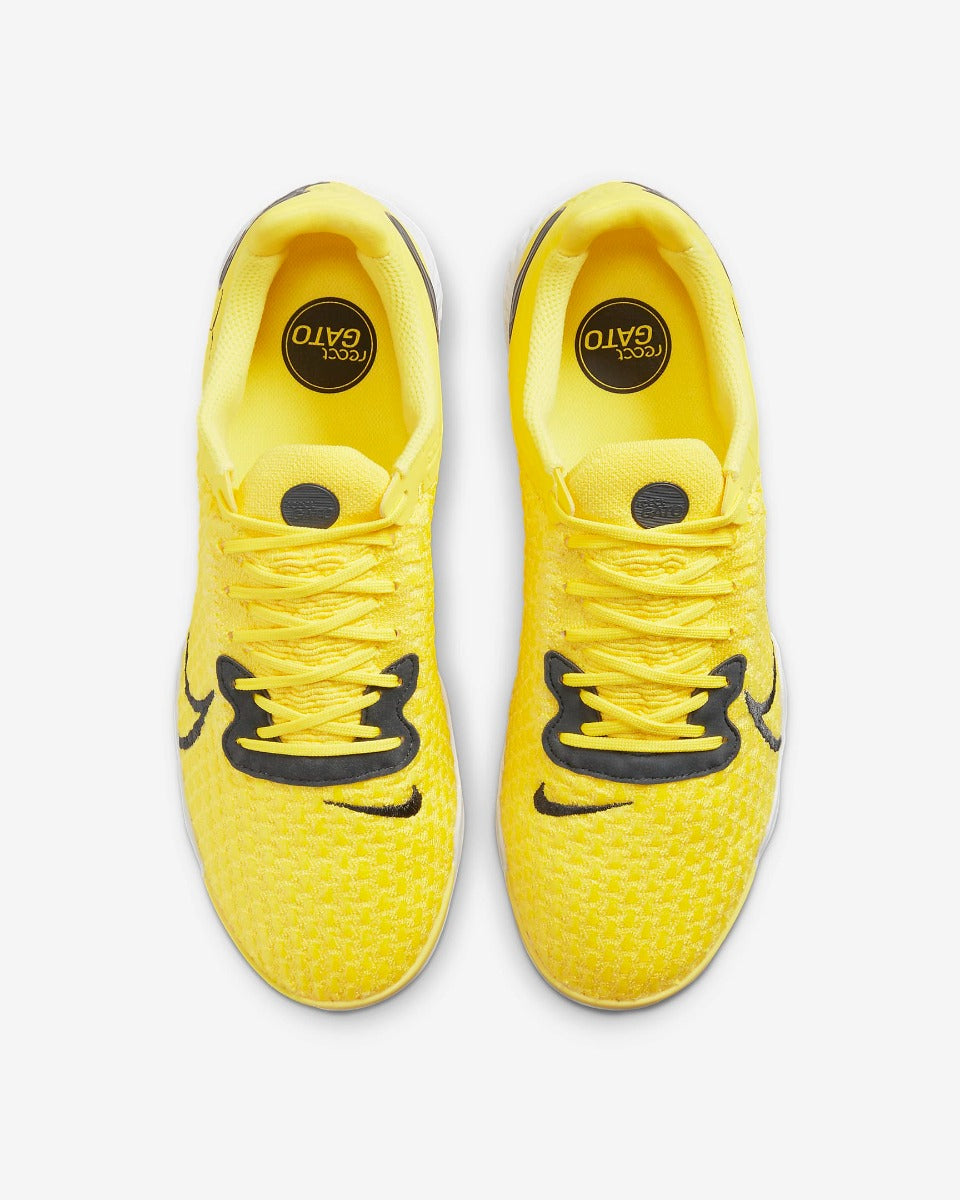 Nike React Gato IC - Yellow-Dark Grey (Pair - Top)