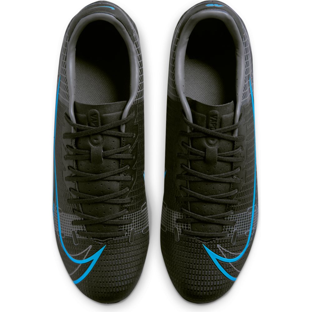 Nike Vapor 14 Academy FG-MG - Black-Blue (Pair - Top)