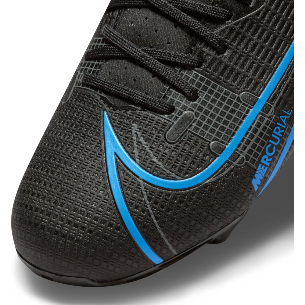 Nike Vapor 14 Academy FG-MG - Black-Blue (Detail 2)