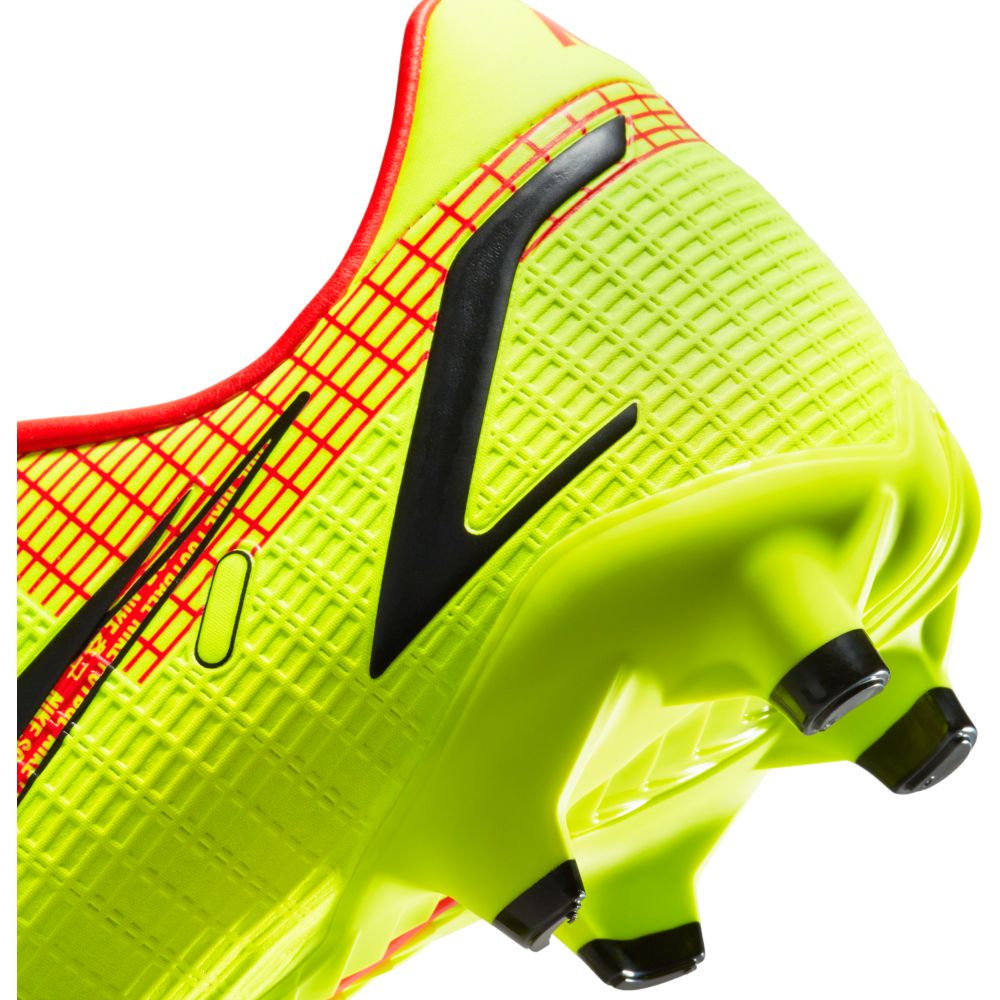 Nike Vapor 14 Academy FG-MG - Volt-Bright Crimson (Detail 3)