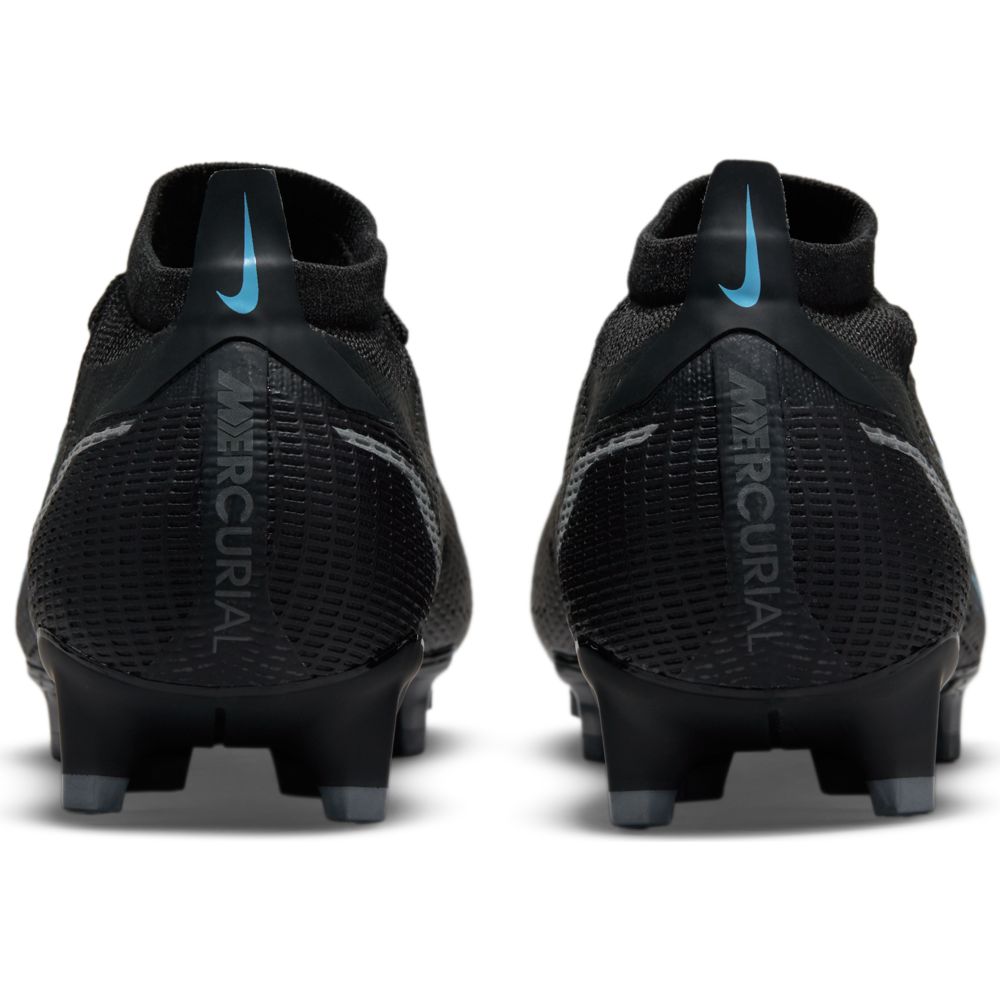 Nike Vapor 14 PRO FG - Black-Blue (Pair - Back)