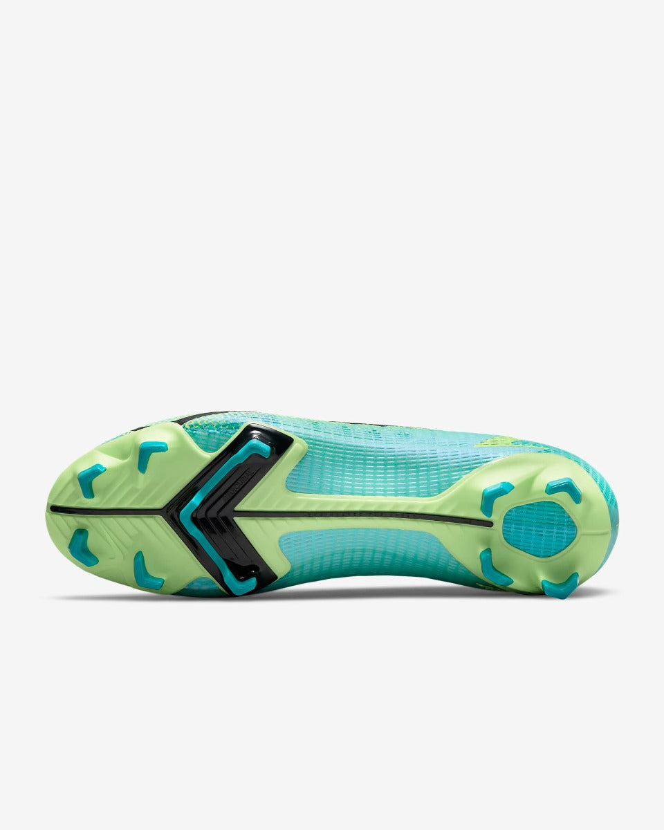 Nike Vapor 14 PRO FG - Turquoise-Lime Glow (Bottom)
