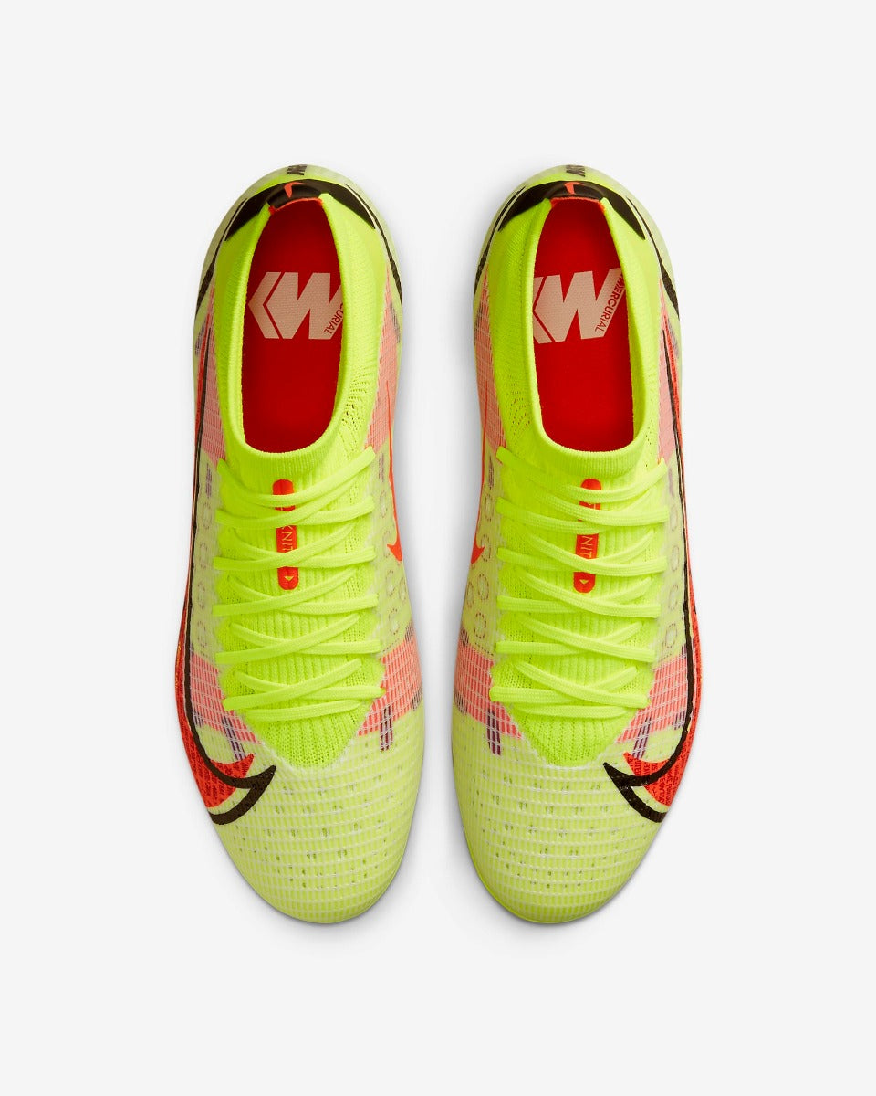 Nike Vapor 14 PRO FG - Volt-Bright Crimson (Pair - Top)