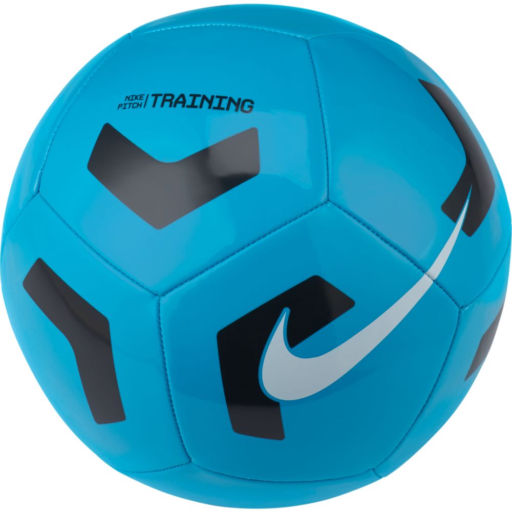 Nike Pitch Training Soccer Ball - Blue-Black (View 1)