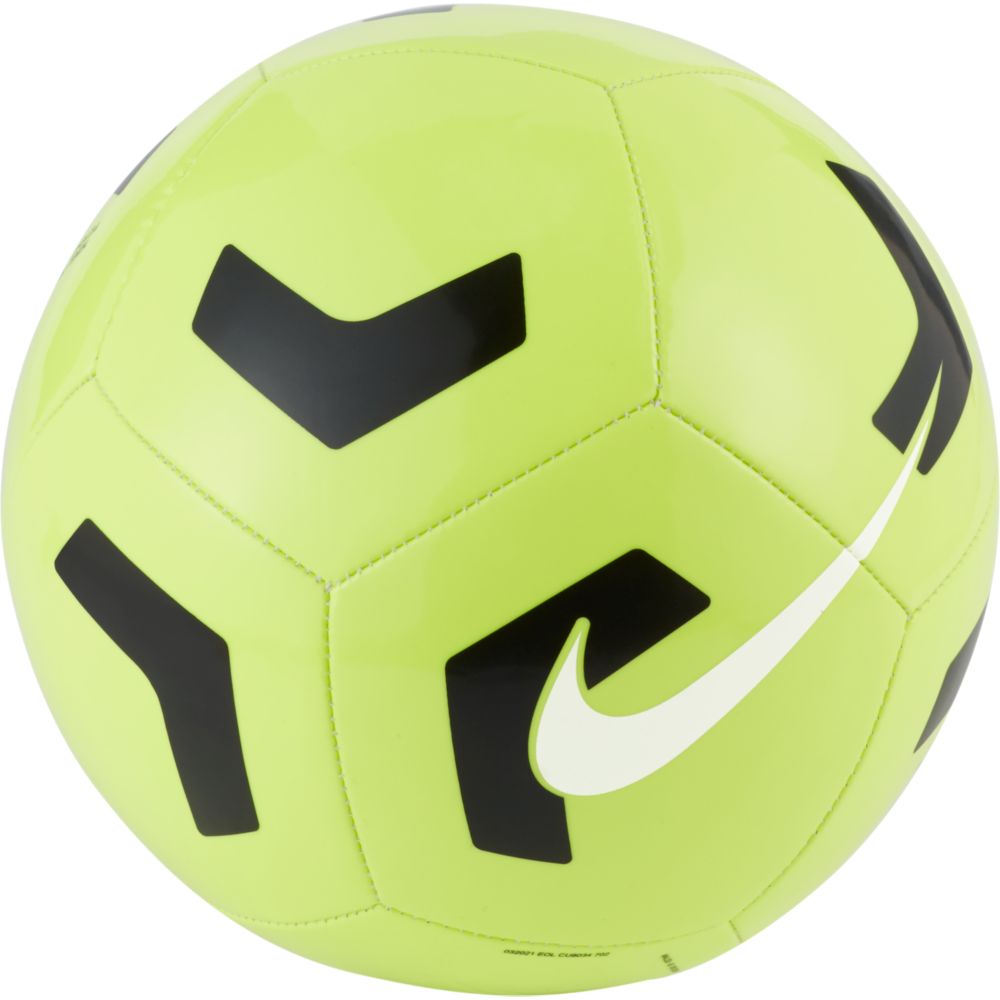 Nike Pitch Training Soccer Ball - Volt-Black (Back)