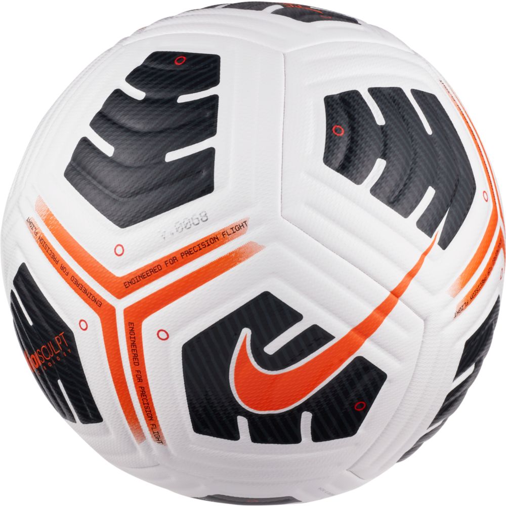 Nike Academy Pro Team Soccer Ball - White-Black-Orange (View 2)
