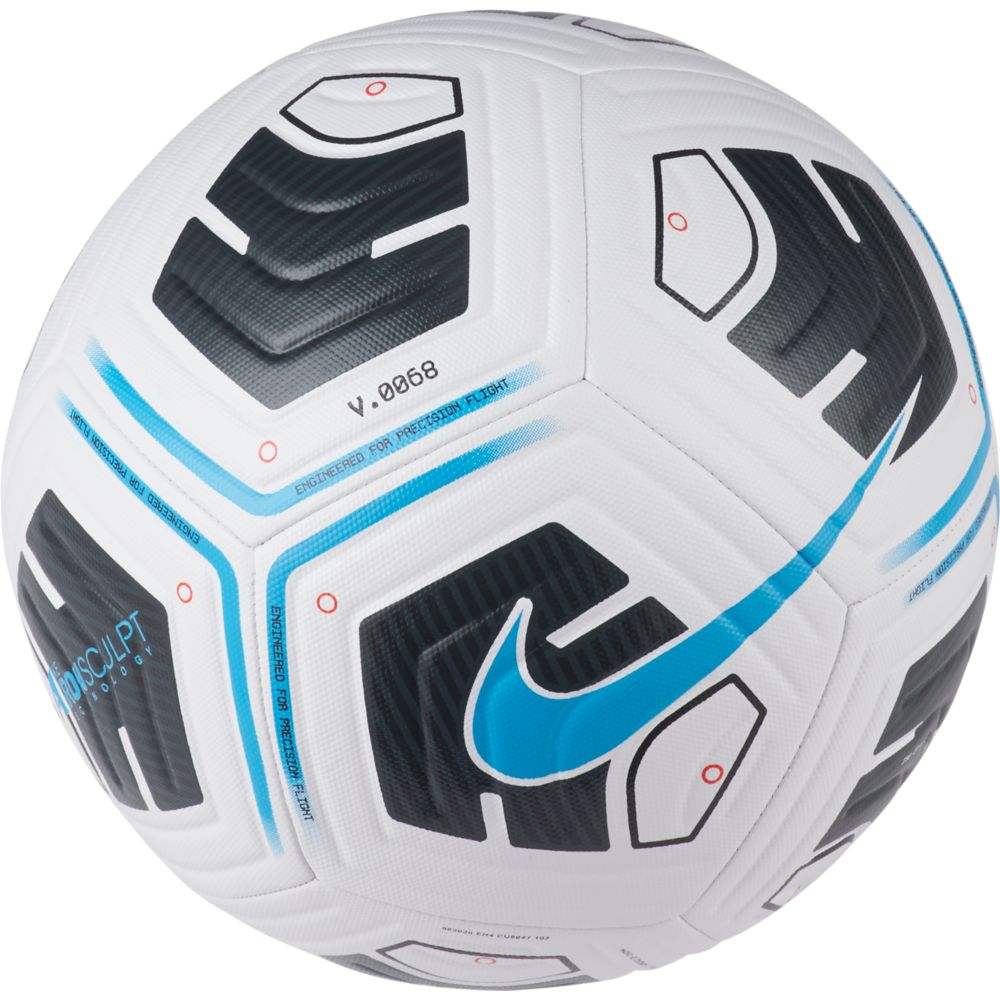Nike Academy Soccer Ball - White-Black-Blue (View 2)