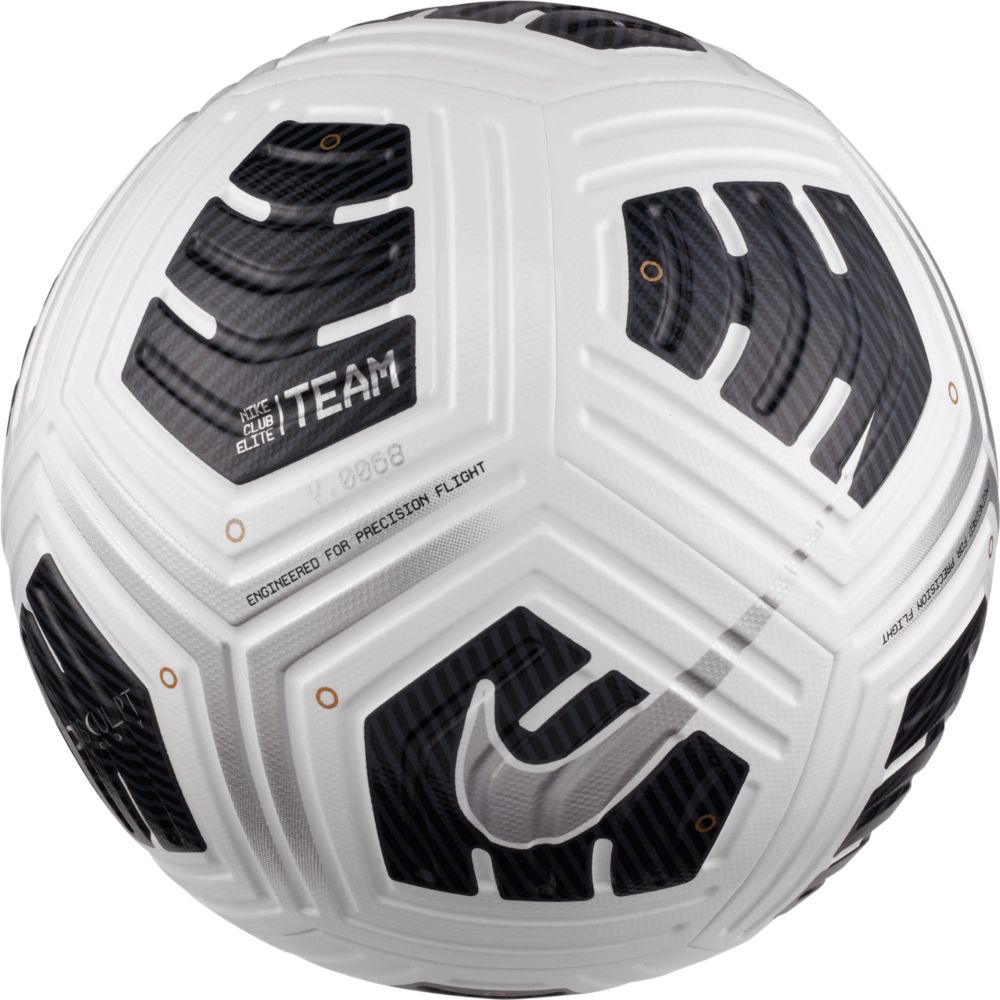 Nike NFHS Club Elite Team Soccer Ball - White-Black-Silver