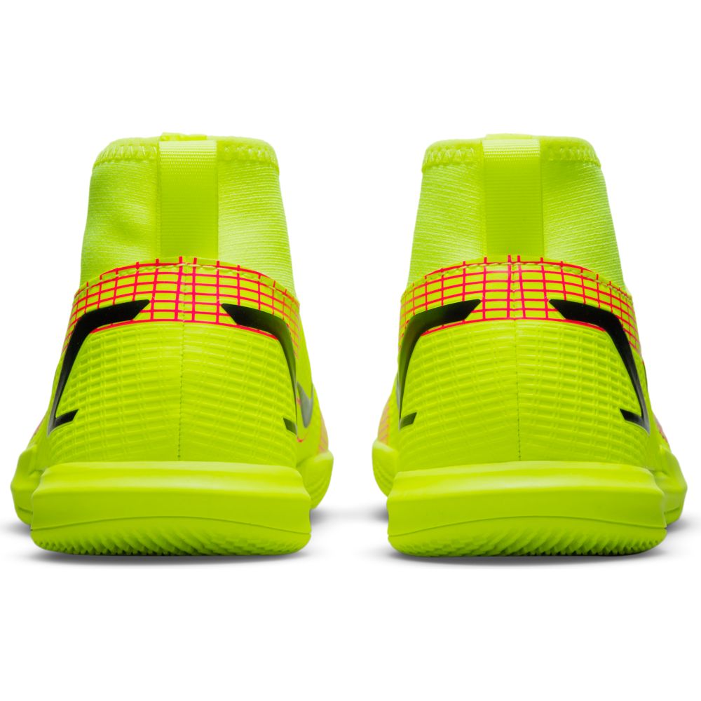 Nike JR Superfly 8 Academy FG - Volt-Bright Crimson (Pair - Back)