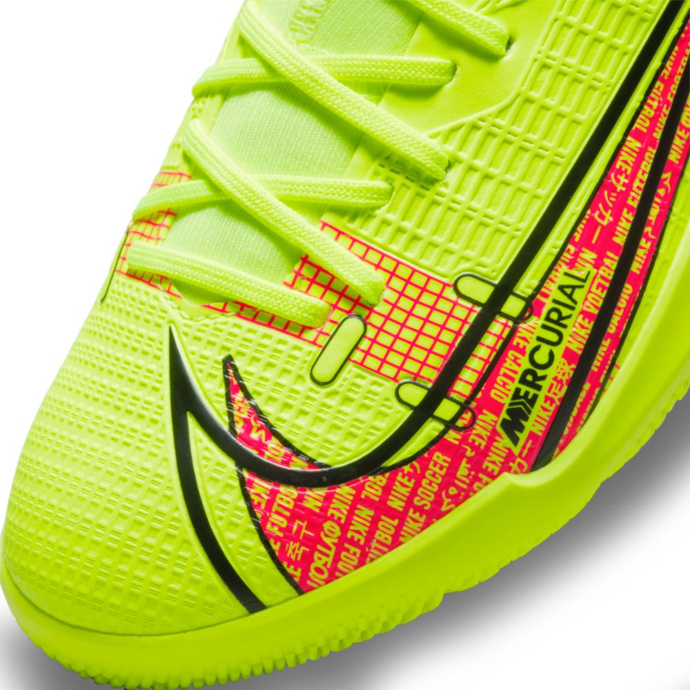 Nike JR Superfly 8 Academy FG - Volt-Bright Crimson (Detail 1)