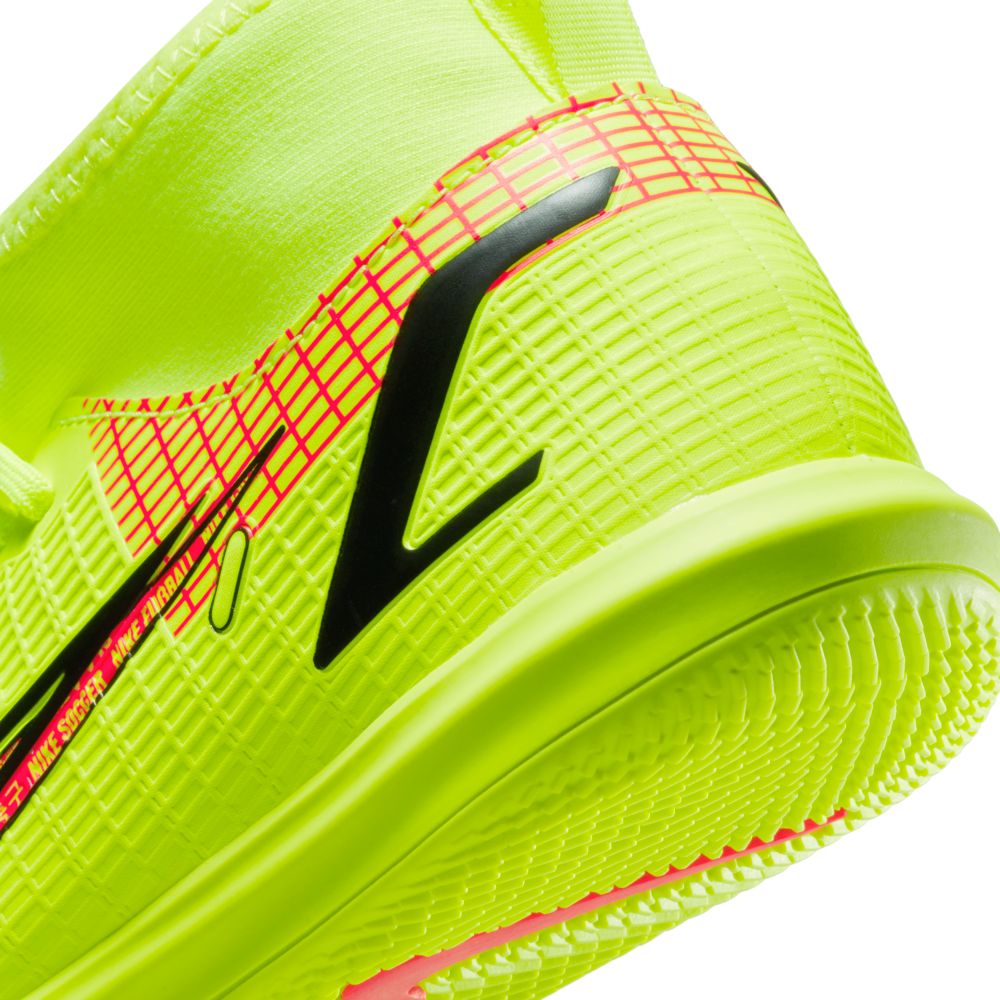 Nike JR Superfly 8 Academy FG - Volt-Bright Crimson (Detail 2)