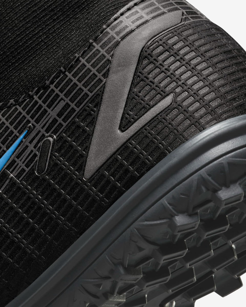 Nike JR Superfly 8 Academy TF - Black-Blue (Detail 2)