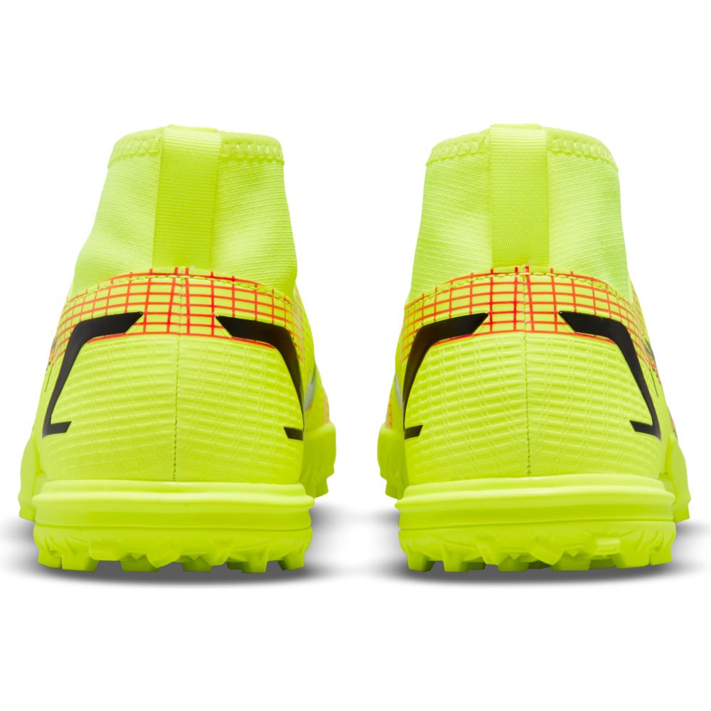 Nike JR Superfly 8 Academy TF - Volt-Bright Crimson (Pair - Back)