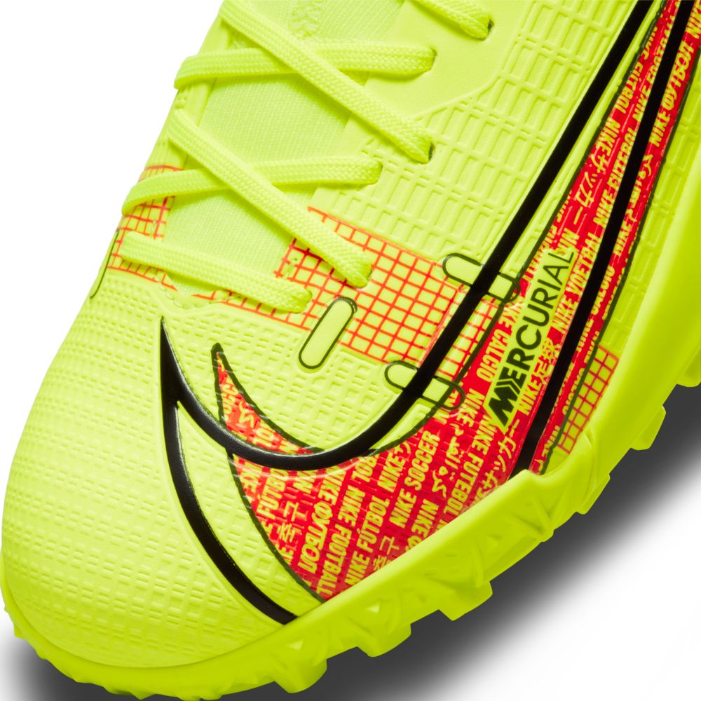 Nike JR Superfly 8 Academy TF - Volt-Bright Crimson (Detail 1)