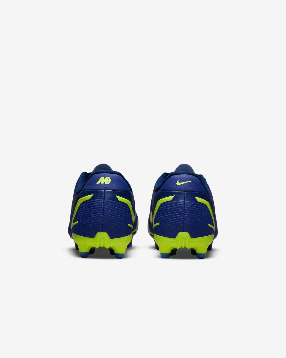 Nike Kids Vapor 14 Academy FG-MG - Lapis-Volt-Blue Void (Pair - Back)