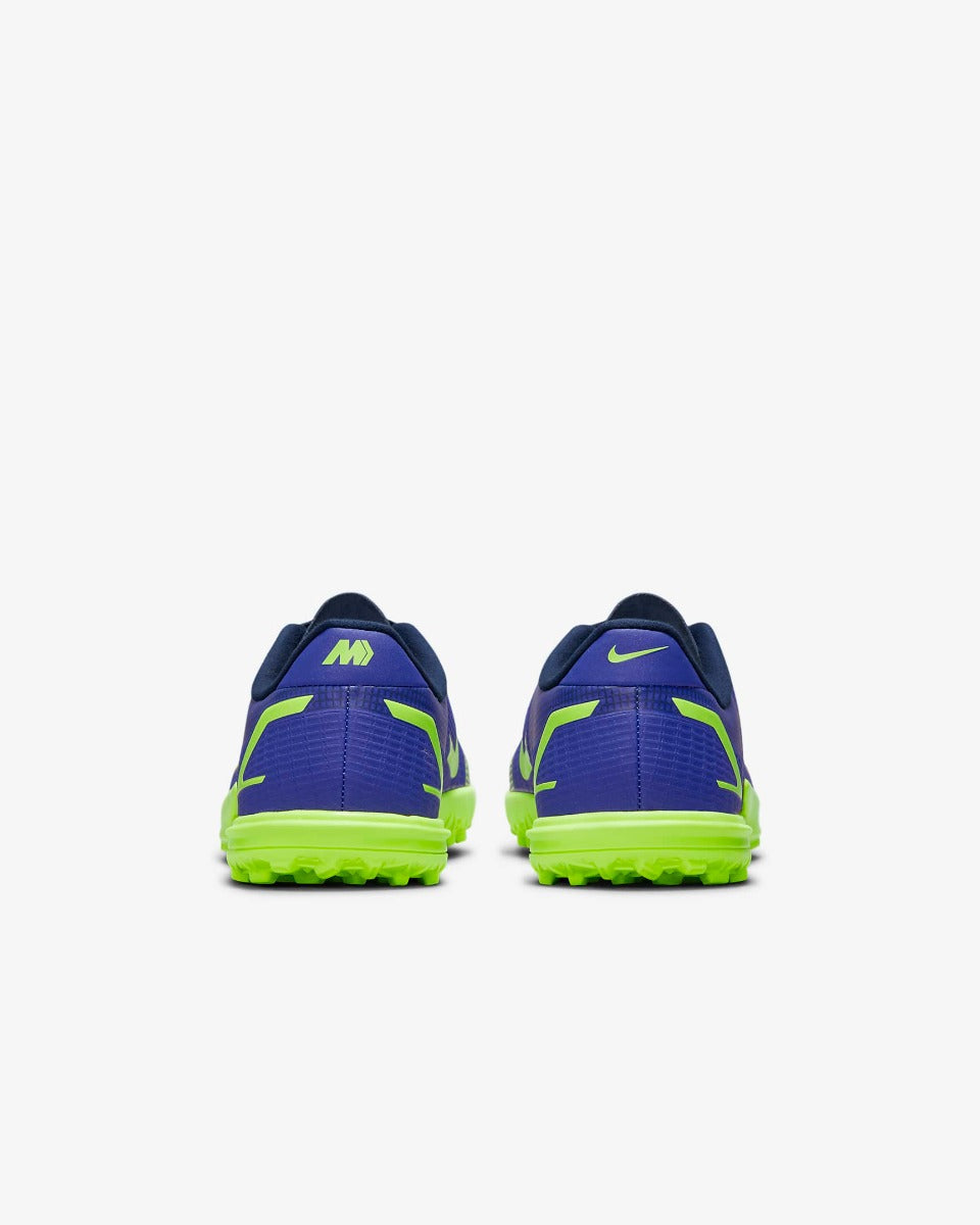 Nike Kids Vapor 14 Academy TF - Lapis-Volt-Blue Void (Pair - Back)
