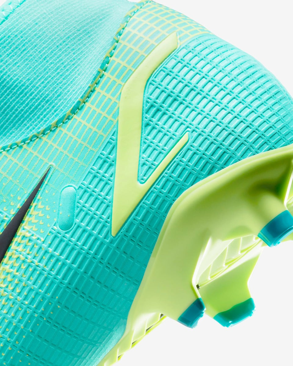 Nike Superfly 8 Academy FG-MG - Turquoise-Lime Glow (Detail 3)