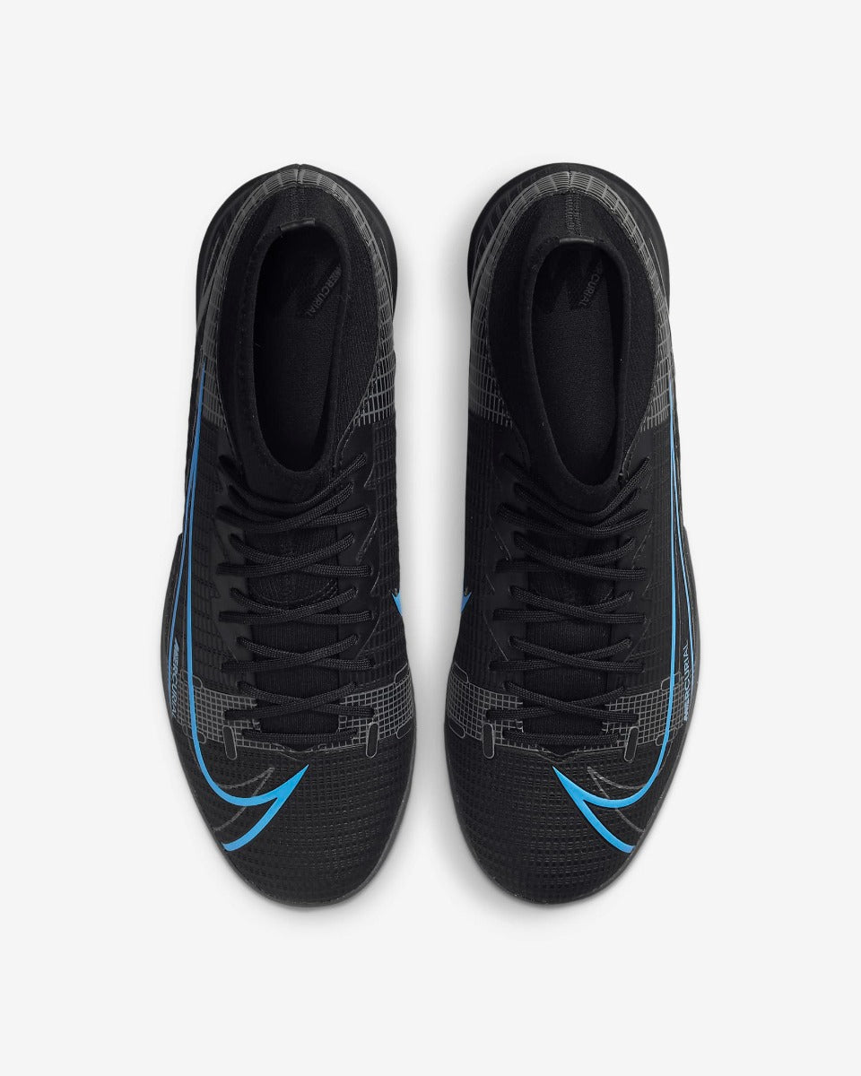 Nike Superfly 8 Academy IC - Black-Blue (Pair - Top)