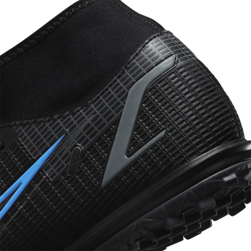 Nike Superfly 8 Academy TF - Black-Blue (Detail 2)