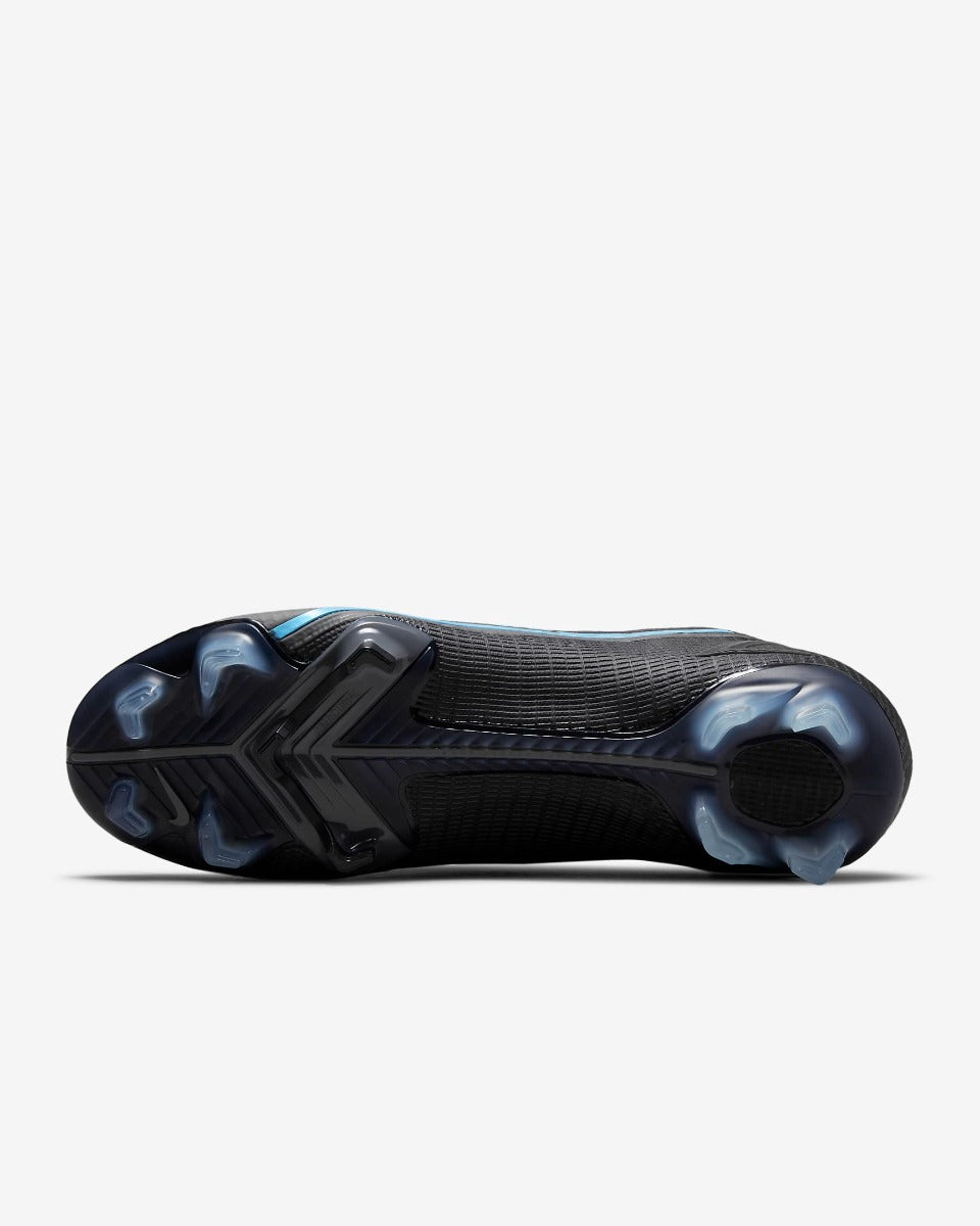 Nike Superfly 8 Elite FG - Black-Blue (Bottom)