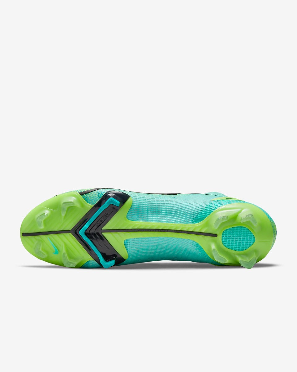 Nike Superfly 8 Elite FG - Turquoise-Lime Glow (Bottom)