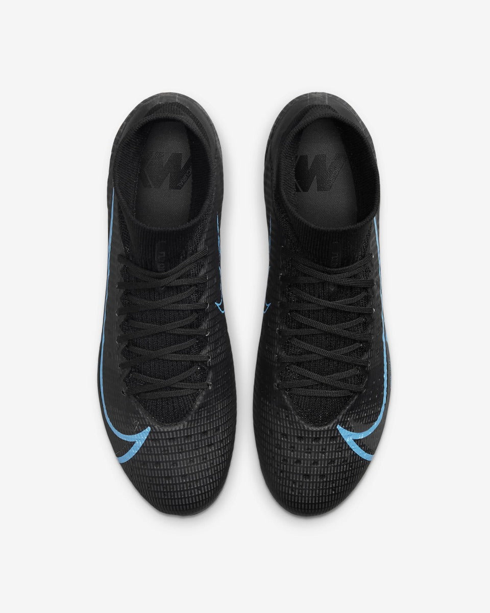 Nike Superfly 8 PRO FG - Black-Blue (Pair - Top)