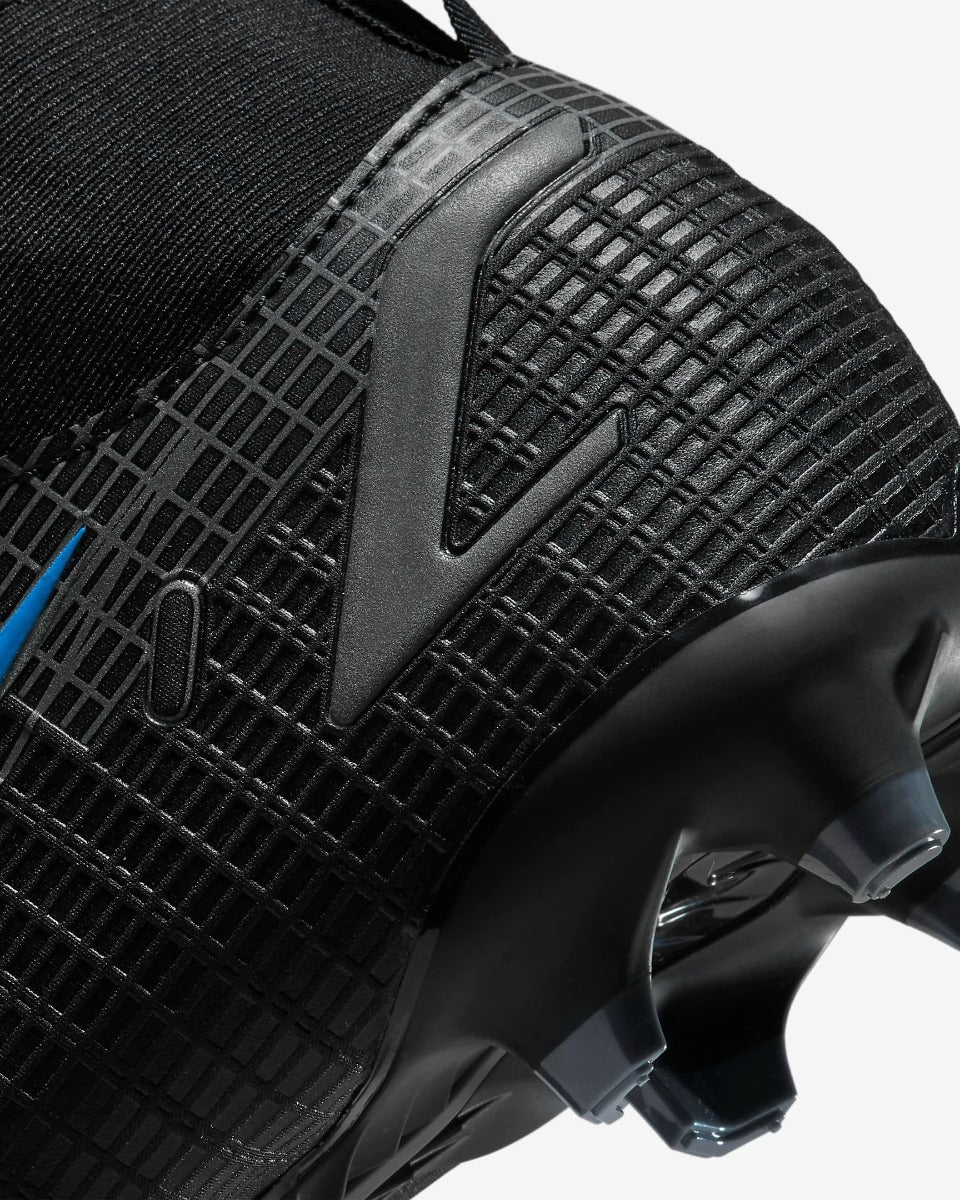 Nike JR Superfly 8 Academy FG-MG - Black-Blue (Detail 3)