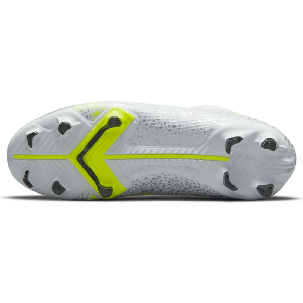 Nike JR Superfly 8 Academy FG-MG - White-Grey-Volt (Bottom)