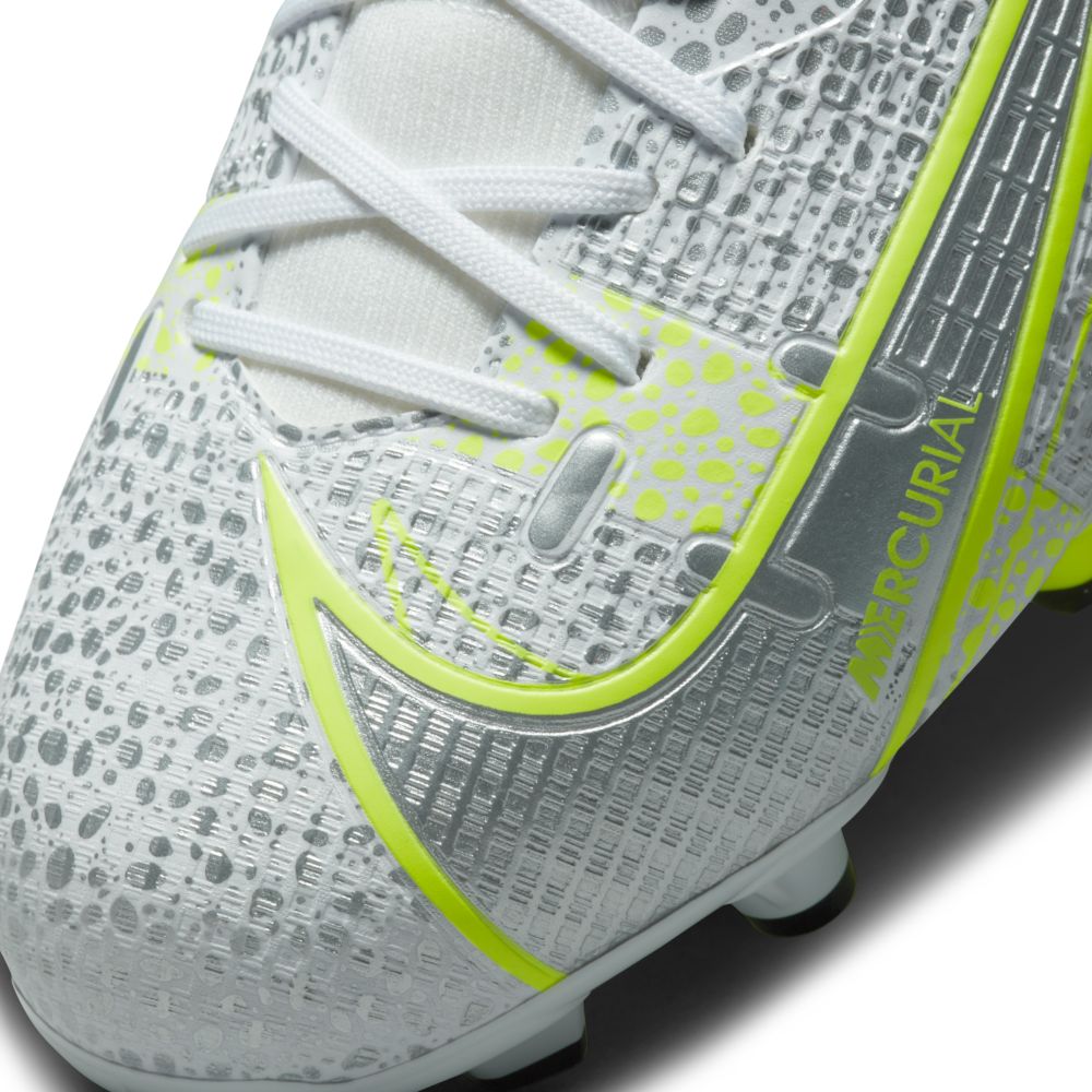 Nike JR Superfly 8 Academy FG-MG - White-Grey-Volt (Detail 1)