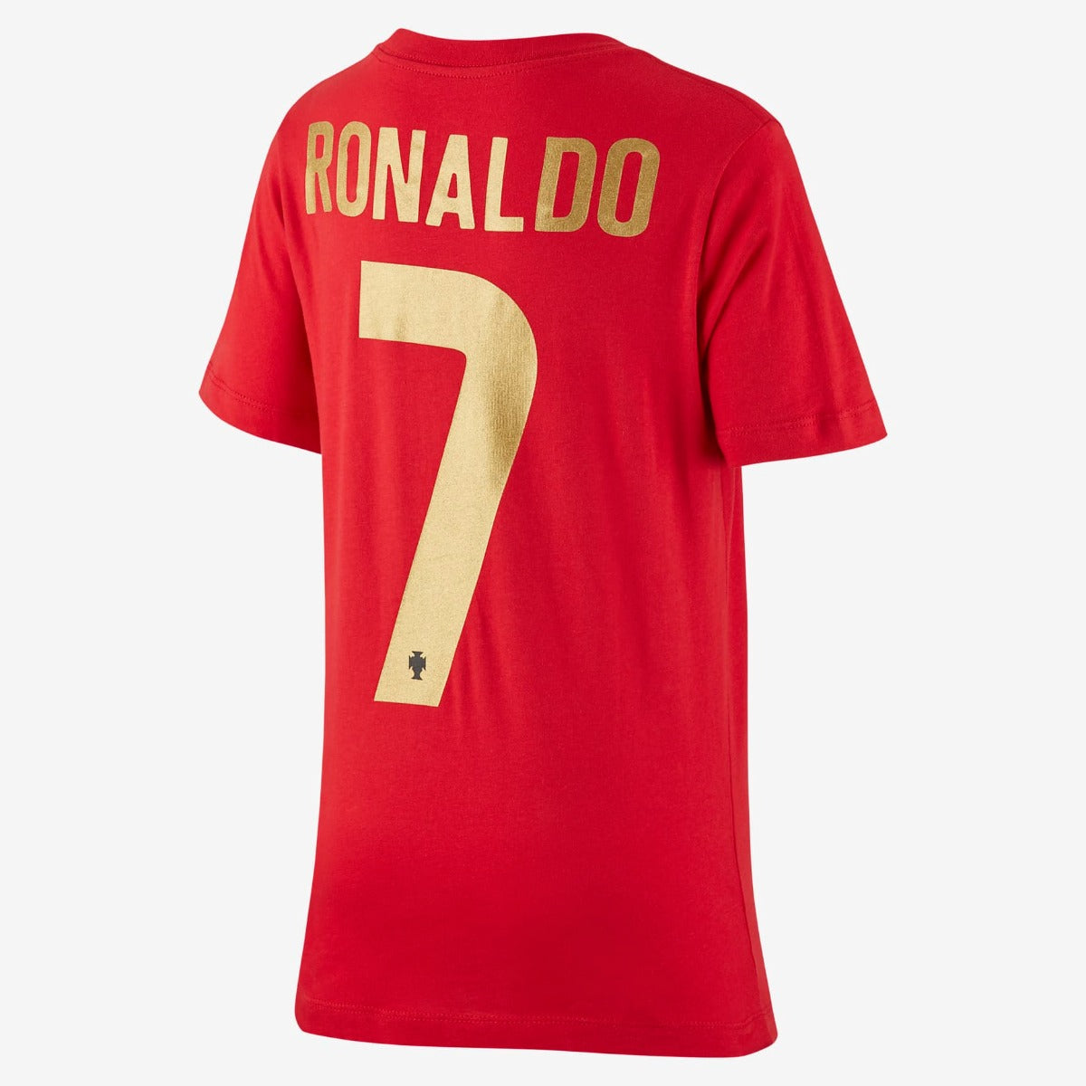 Nike 2020-21 Portugal Youth CR7 Name and Number Tee - Red