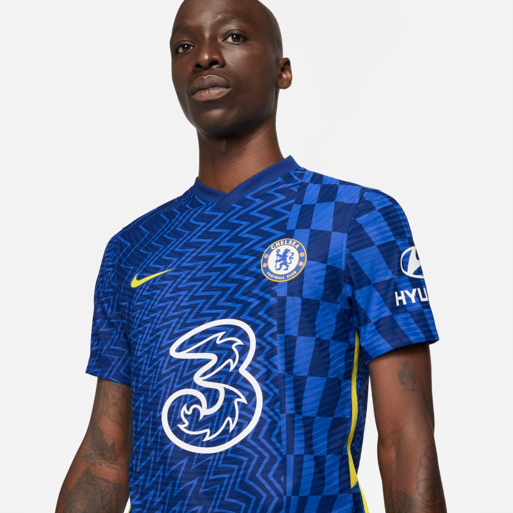 Nike 2021-22 Chelsea Home Authentic Vapor Match Jersey - Lyon Blue (Detail 1)