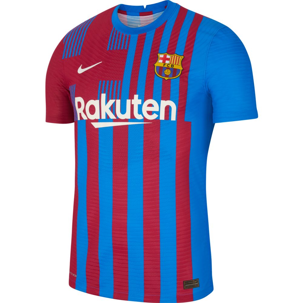 Nike 2021-22 Barcelona Home Authentic Vapor Match Jersey - Soar-Pale Ivory (Front)