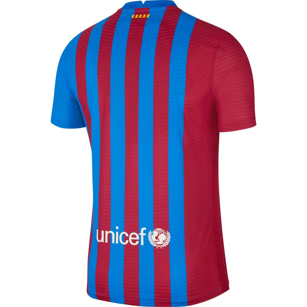 Nike 2021-22 Barcelona Home Authentic Vapor Match Jersey - Soar-Pale Ivory (Back)