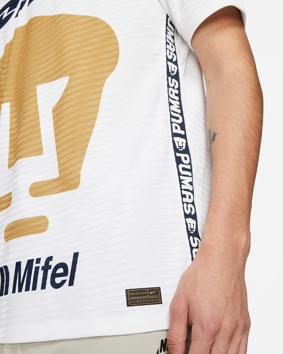 Nike 2021-22 Pumas Home ADV Match Jersey - White (Detail 2)